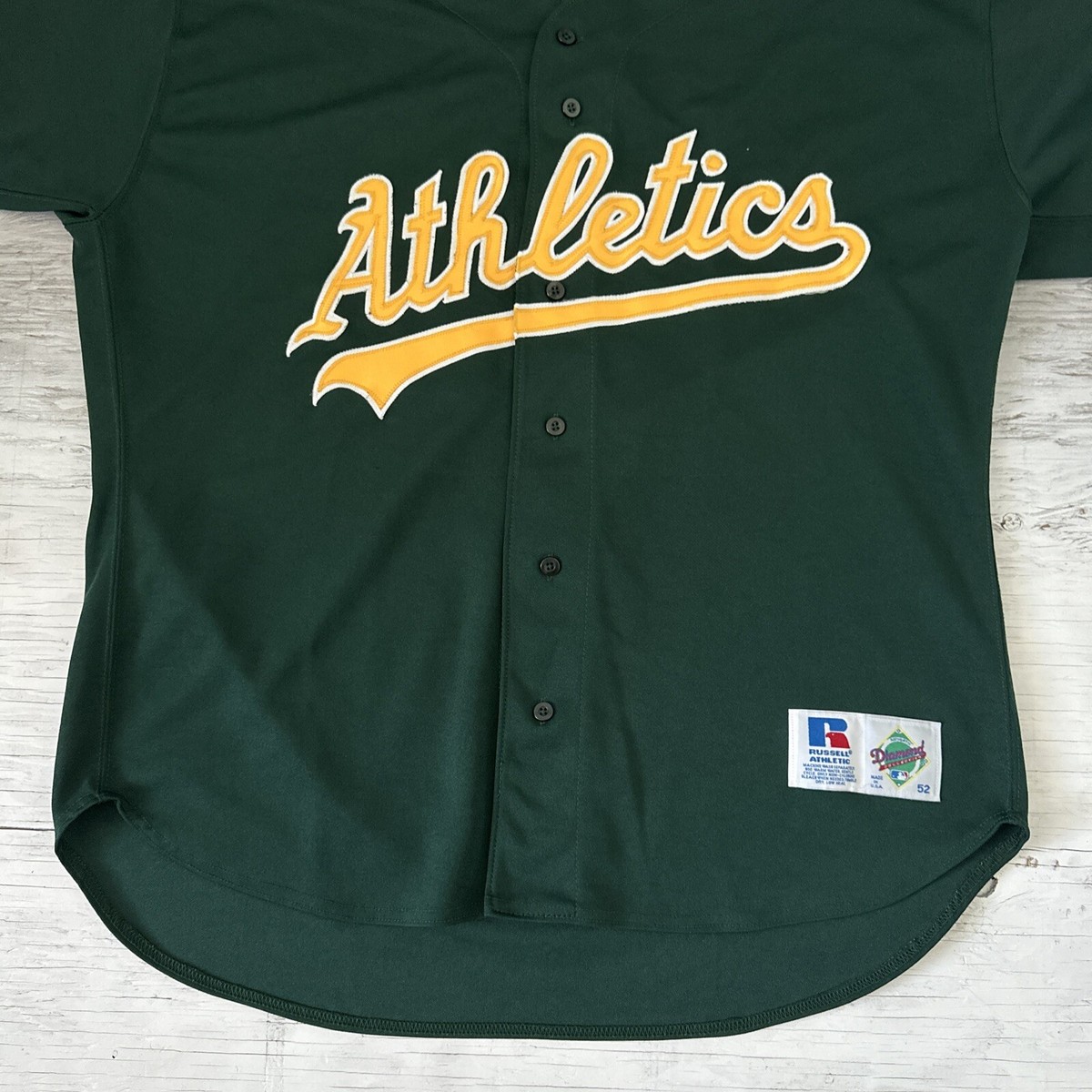 VTG MLB Russell Athletic Diamond collection Oakland Athletes A's