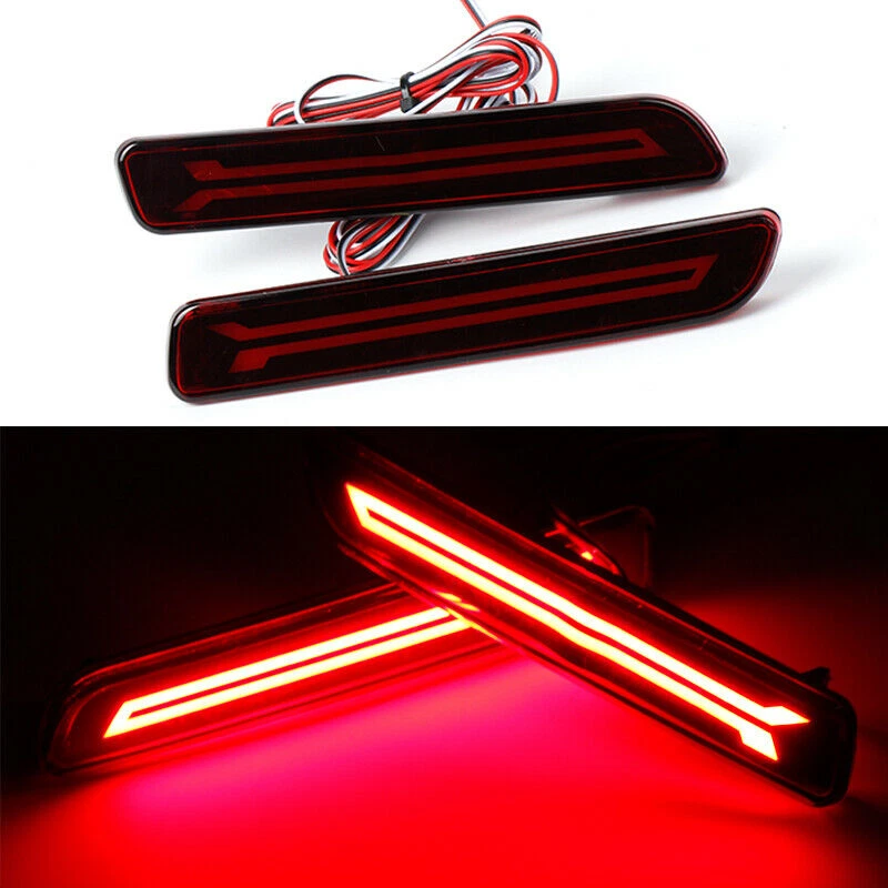 2x Luz antiniebla trasera reflector de parachoques trasero LED para Suzuki SX4 2007-2017 Foto 2 de 4