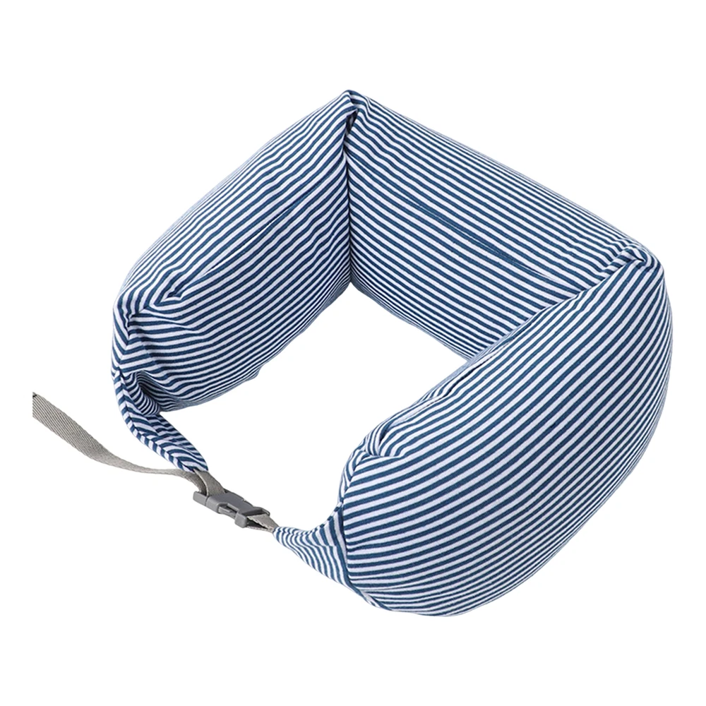 Travel Pillow Adjustable Drawstring Neck Super Soft Breathable with Hidden