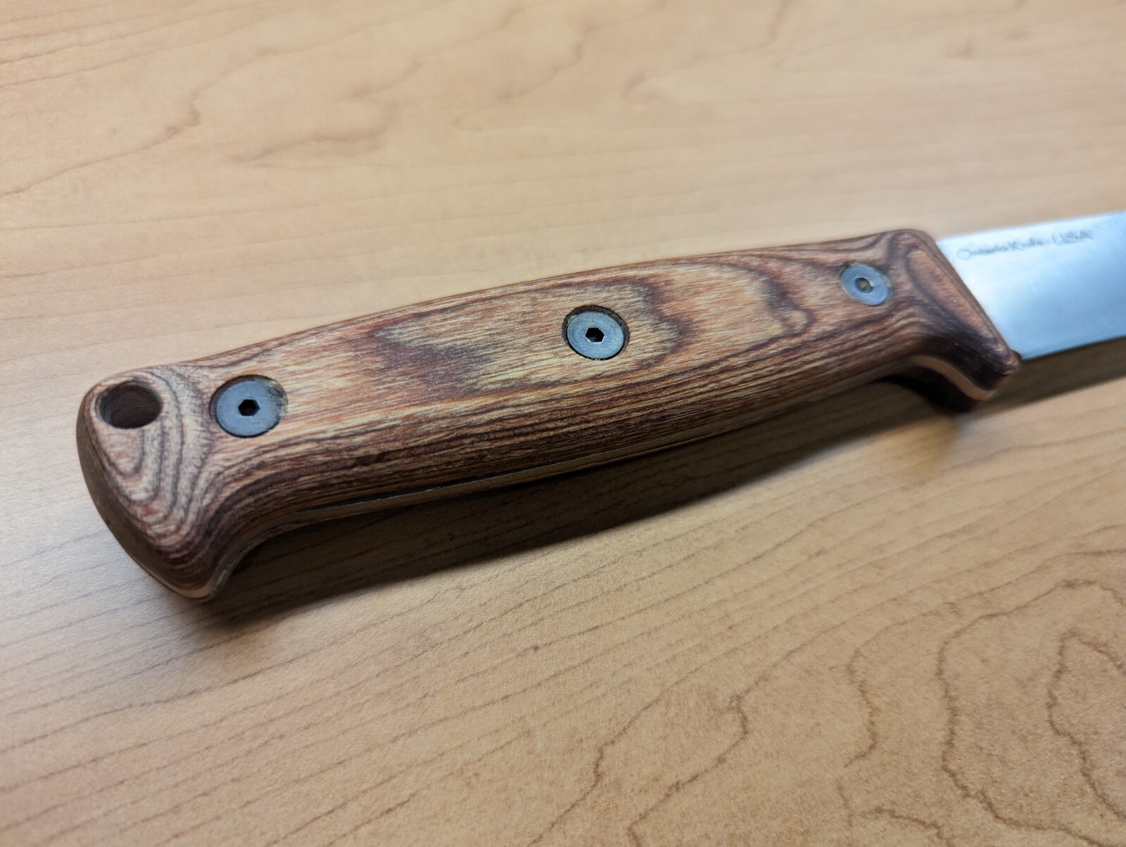 NEW Ontario OKC Bushcraft Field Knife Stainless Steel 8696 NOT a