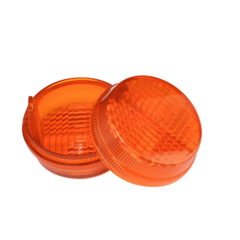 Cubiertas de lente de luz de giro naranja para motocicleta Honda Shadow VT750 VT1100 Foto 3 de 4
