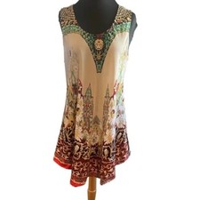 LaPogee Flowy Loose Fit bohemian summer dress, M