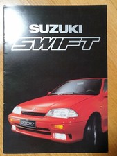 BROCHURE DEPLIANT PROSPEKT SUKUKI SWIFT TEDESCO 1989 16 PAG