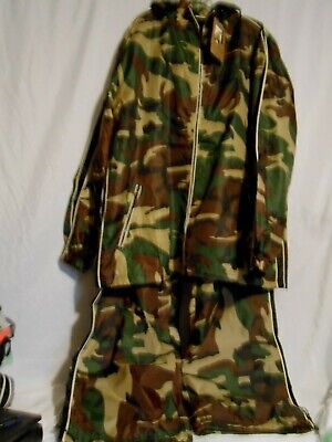 Camouflage Hooded Jacket Pants Fleece Lined Brown Green Hunter Hunting Nwt Xxl Ebay