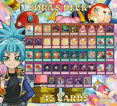 Arc-V! Complete Sora Perse Deck! Frightfur Wolf + Tiger + Chimera *Hot* + Bonus!