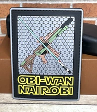 Tactical Morale Patch - PVC OBI-Wan Nairobi Patch - Assault Rifle Gun Patch