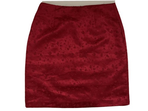 Vintage Maggie & Zoe Bright Red Asian Themed Skirt Size XL (12) Girls - Picture 2 of 11