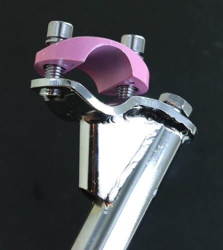 Quill / Threaded Kid's Bike Stem Pink / Chrome 22.2mm x 22.2 (7/8") x 80mm NEW - Picture 3 of 5
