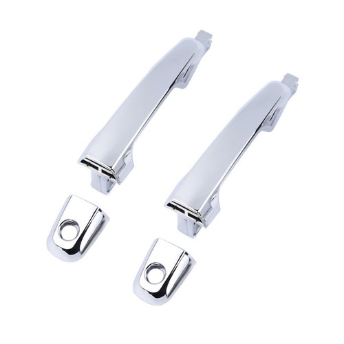 Outer Door Handle Chrome 2 Key L+R Fits Mitsubishi Triton L200 Pickup 05-14 EBEZ - Picture 2 of 7