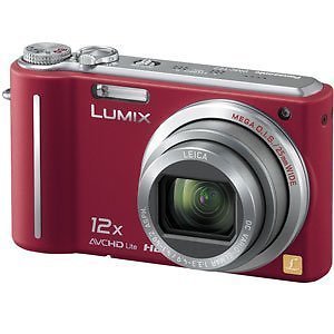 【良品】Panasonic LUMIX DMC-TZ7 #196 Panasonic LUMIX DMC-TZ7 Compact Digital Camera Red for sale online