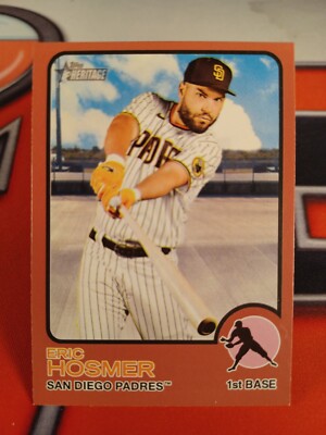 2022 Topps Heritage ERIC HOSMER #366 Red Parallel SP Padres 