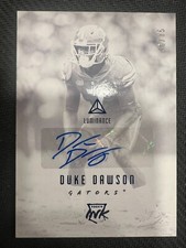 2018 Panini Luminance - Duke Dawson ( Florida ) #RI-DUD Rookie Ink Auto Blue /75