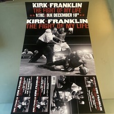 Kirk Franklin Fight Of My Life  12x12, Album Flat Poster Christian Gospel