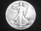 1917-S Reverse MM Liberty Walking Half Dollar -- Fine