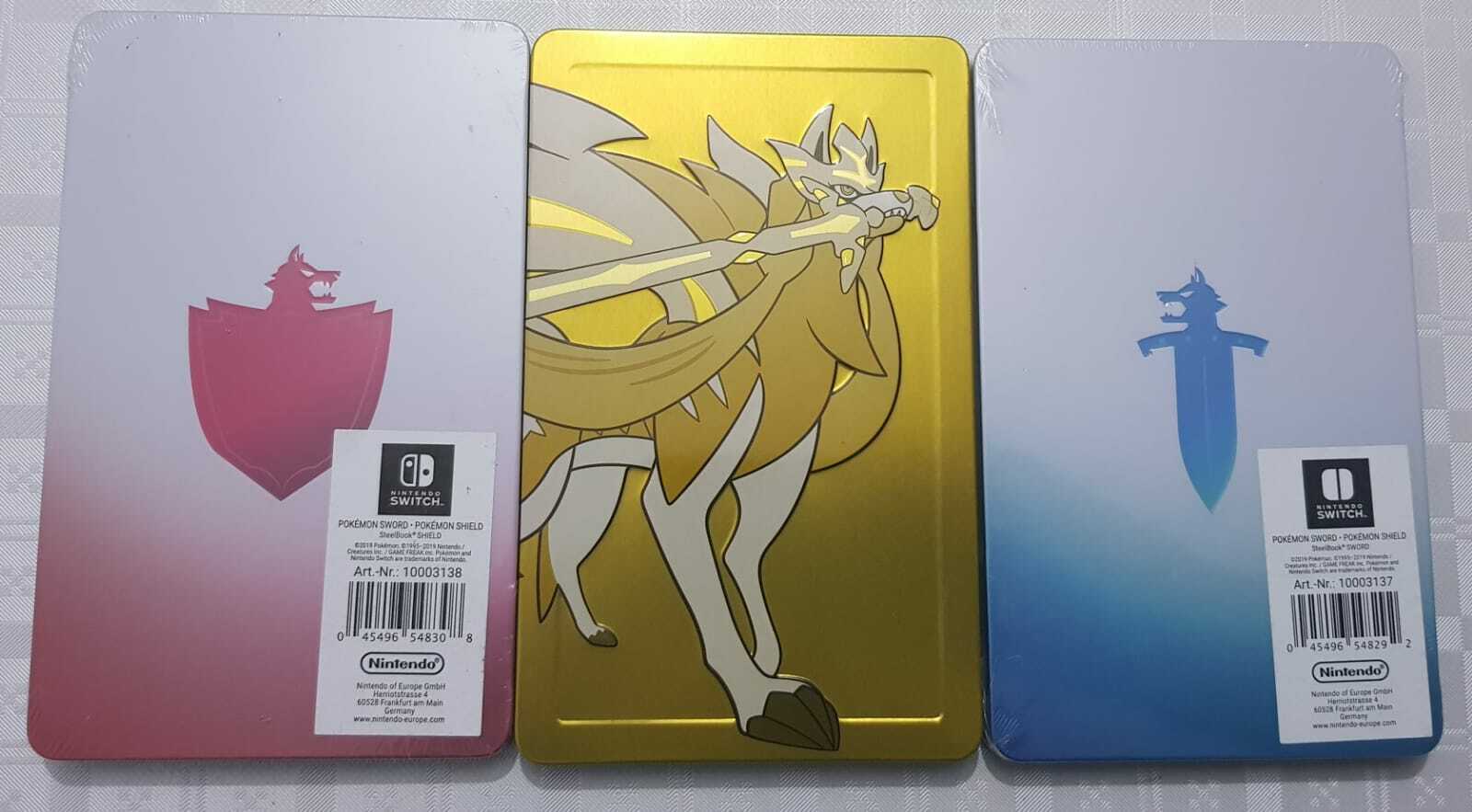 Steelbook info for Pokemon Sword and Shield included at the end of the  reuploaded stream : r/NintendoSwitch