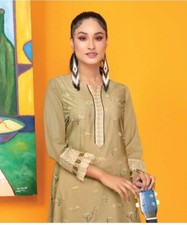NISHA EMBROIDERED LAWN KURTI BY AALAYA READY TO WEAR