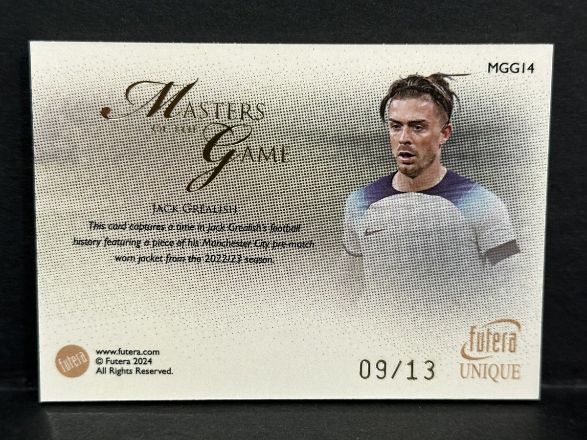 2024 Futera Unique Nostalgia Jack Grealish Master Of The