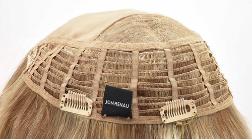 TOP STYLE 12" Synthetic Topper JON RENAU, 14/26 Color Warm Blonde (No Dark Root) - Picture 10 of 12