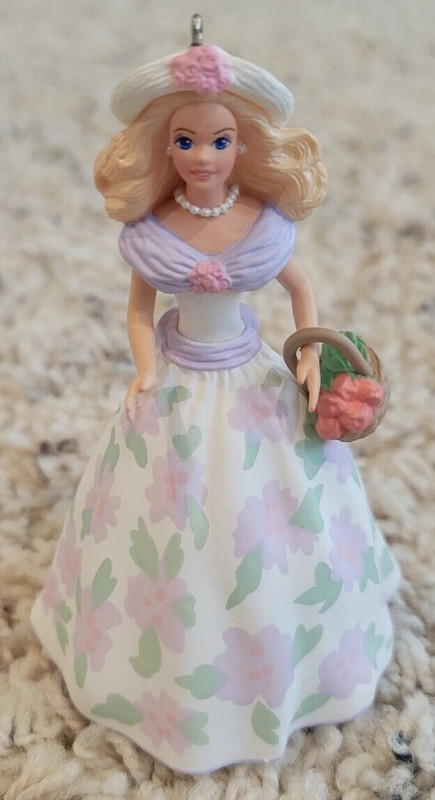 NIB Hallmark Keepsake Ornament Springtime Barbie 1995 Easter Collection
