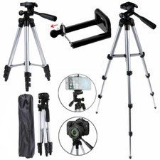 Professional Camera Tripod Stand Holder Mount For iPhone Samsung Cell Phone Bag