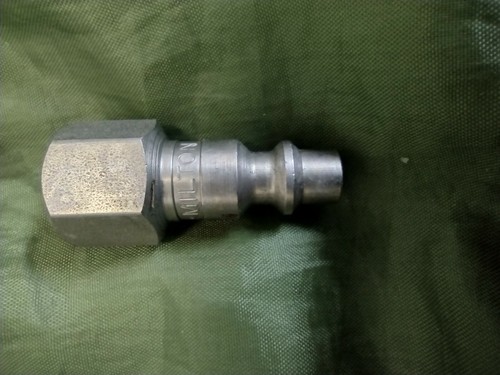 (25) Milton Brand 728 M Style Air Hose Fittings 1/4female Npt Coupler Plug - Picture 4 of 9