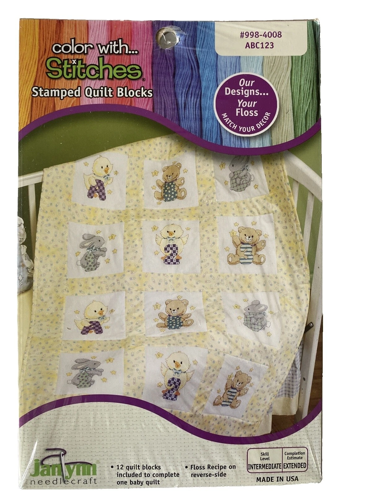 Embroidered Quilt Blocks & Tops