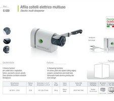 Affila coltelli elettrico GIO’STYLE,Affilaforbici,cacciaviti,coltelli seghettati