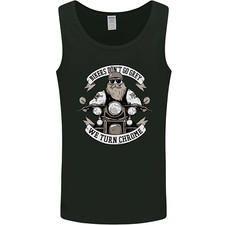 Bikers Dont Go Grey Motorbike Motorcycle Mens Vest Tank Top
