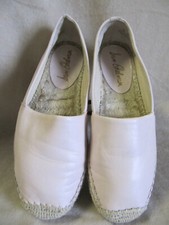 SAM EDELMAN POWDER PINK LEATHER LYNN STYLE ESPADRILLES WOMEN'S SIZE 6M GOOD COND