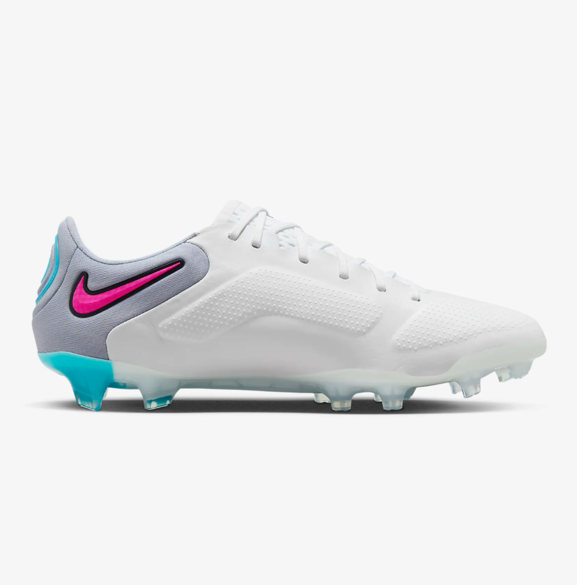Nike Tiempo Legend 9 Elite FG White/Blue Soccer Football