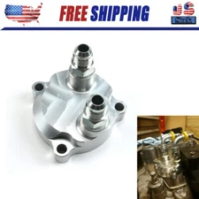 Fit Yamaha Warrior Raptor 350 Oil Filter to oil Cooler Adapter Billet