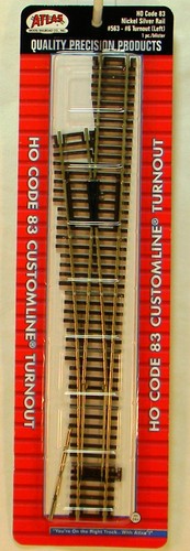 Atlas HO Scale ~ New 2024 ~ Code 100 ~ Left Hand Turnout Manual - Foto 5