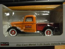 1937 FORD PICKUP TRUCK "MINNEAPOLIS MOLINE" ORANGE 1/25 DIECAST SPECCAST SCT928