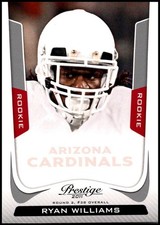 2011 Panini Prestige #288 Ryan Williams - Rookie RC FREE SHIPPING!