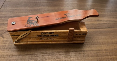 #ad #ad Vintage John quot;Petequot; Pulley Signed Petes EZ Magnum Turkey Call $250.00