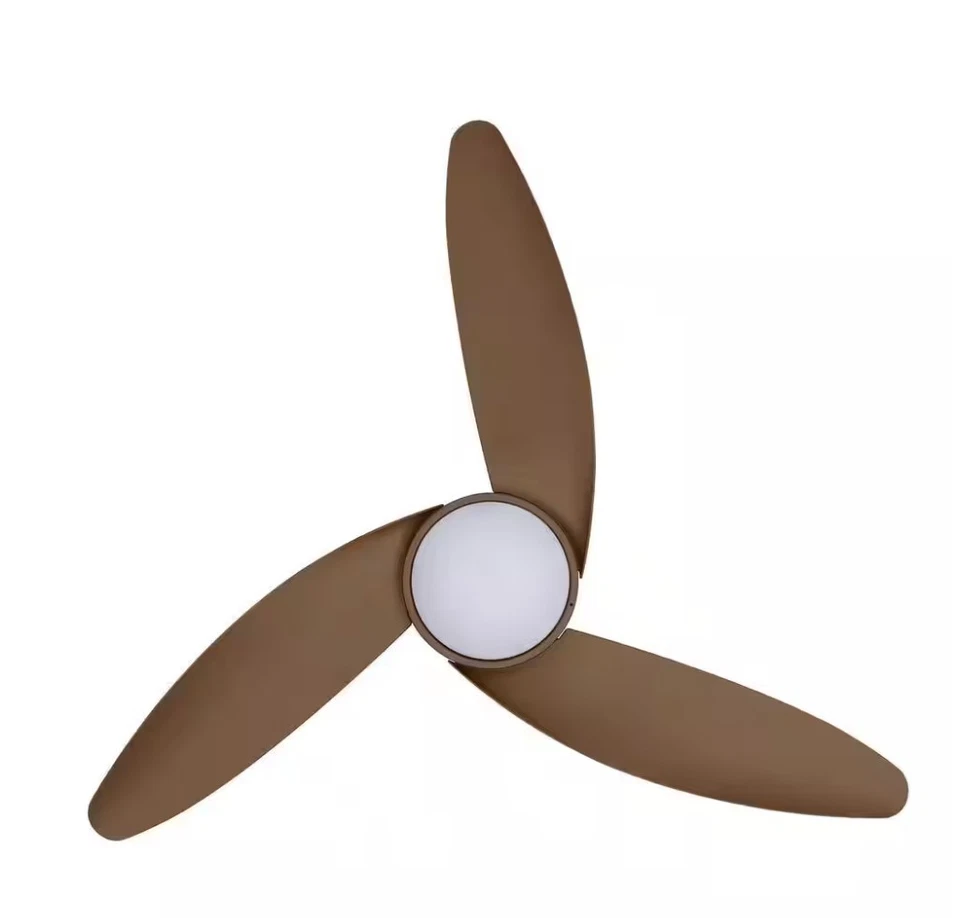 Hampton Bay Brigo 48" Indoor/Outdoor Flat Bronze Modern Ceiling Fan with Remote - Image 3 of 4