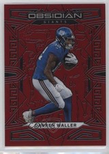 2023 Panini Obsidian Asia Red Flood Electric Etch 75/90 Darren Waller #73 16wc