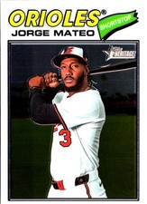 2026 Topps Heritage #267 Jorge Mateo Chrome