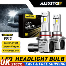 HIR2 9012 LED Headlight Bulbs 6500K White for Vauxhall Insignia GTC AUXITO Pair