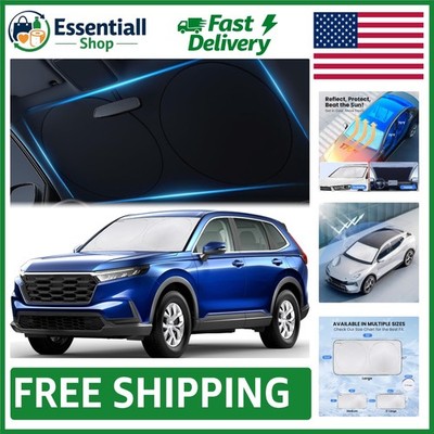 UV Protection Car Windshield Sunshade   2X Heat Blocking (63x33.8in)
