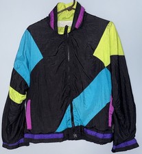 Vintage Rock Creek Casuals Women s Medium Retro Windbreaker Jacket Full Zip