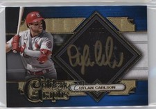 2022 Topps Five Star Golden Graphs Blue 17/20 Dylan Carlson #GG-DC Auto k4s