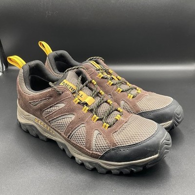 Merrell Oakcreek Low-Top Shoes Mens 14 Brown Outdoor Waterproof Hiking Shoes