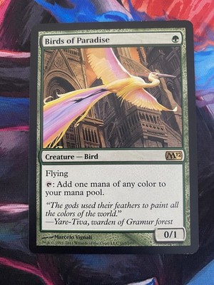 Magic: The Gathering Birds of Paradise M12 2012 Edition Regular Rare