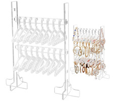 Clear Acrylic Earring Organizer Stand Jewelry Display Holder Rack