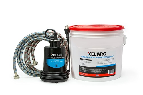 Kelaro Tankless Water Heater Flushing Kit - Just add Vinegar Descaler - Bild 6 von 6