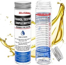 2 Pack E85 Ethanol Fuel Tester Bottles Gasoli...