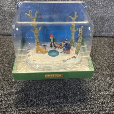 Lemax~Table Accent~I've Got one Ice Fishing~NIP