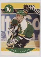 1990-91 Pro Set Neal Broten #132 1g0c