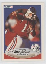 1990 Fleer Steve Grogan #319 0bk2